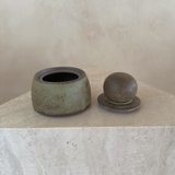 MH STUDIO - Speckled Olive Stash Jars: Mini