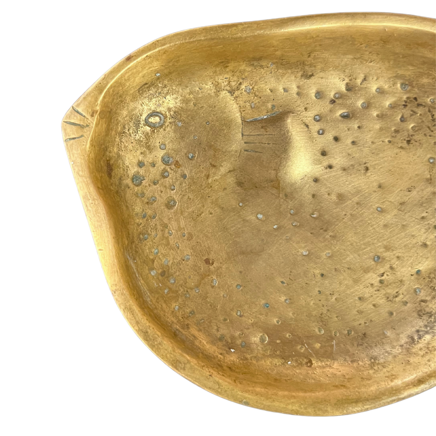 Brass Fish Dish