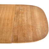 Vintage Swedish Oak Trestle Dining Table