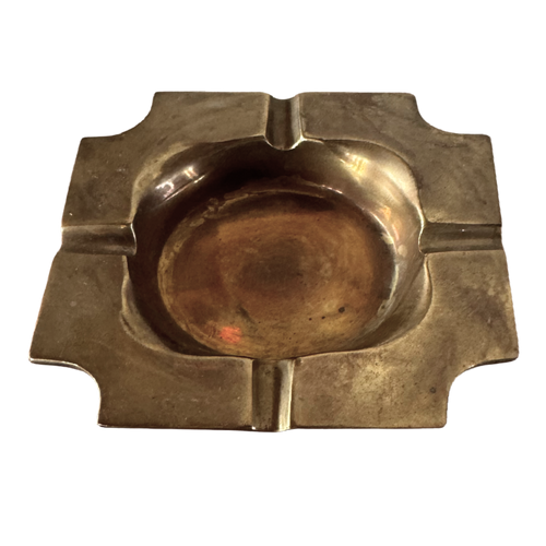 Square Brass Ashtray