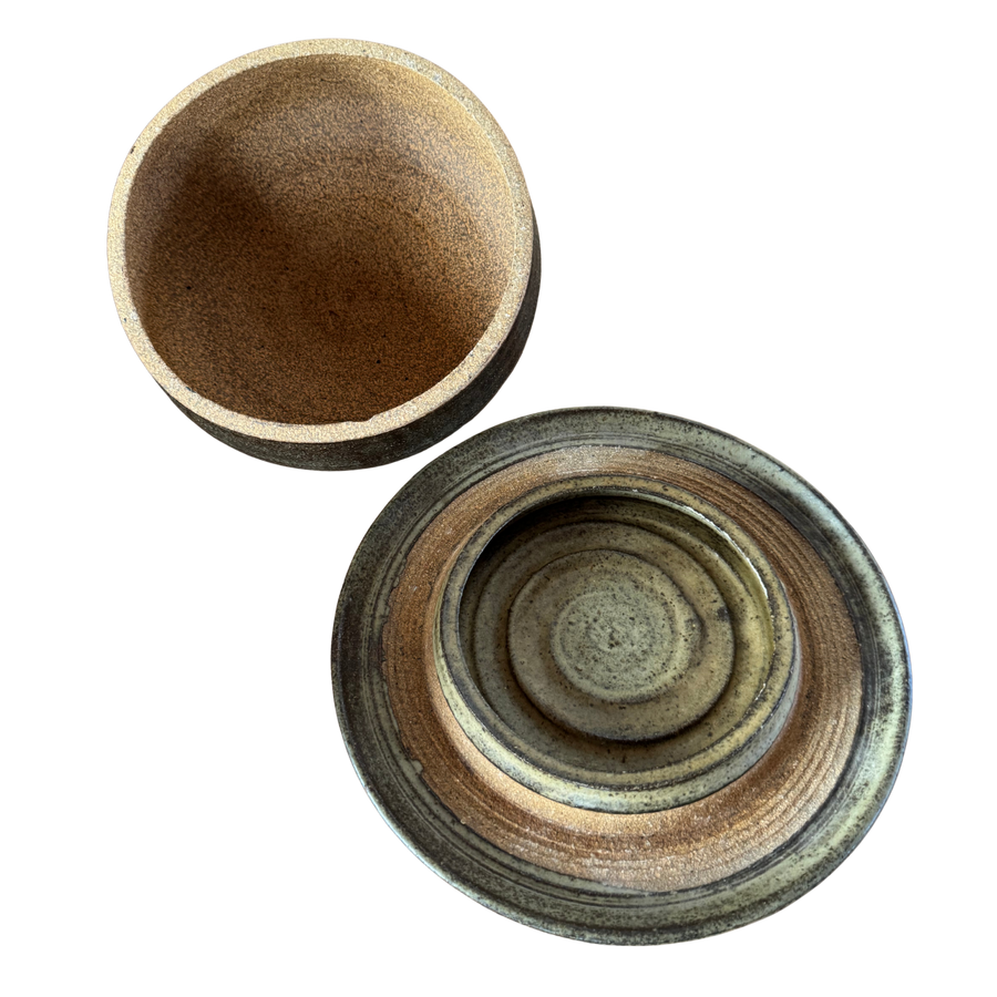 Studio Ceramic Cheese Dish with Cover