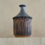 Etched Studio Pottery Vase, 1977