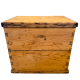 Vintage Handmade Pine Storage Box