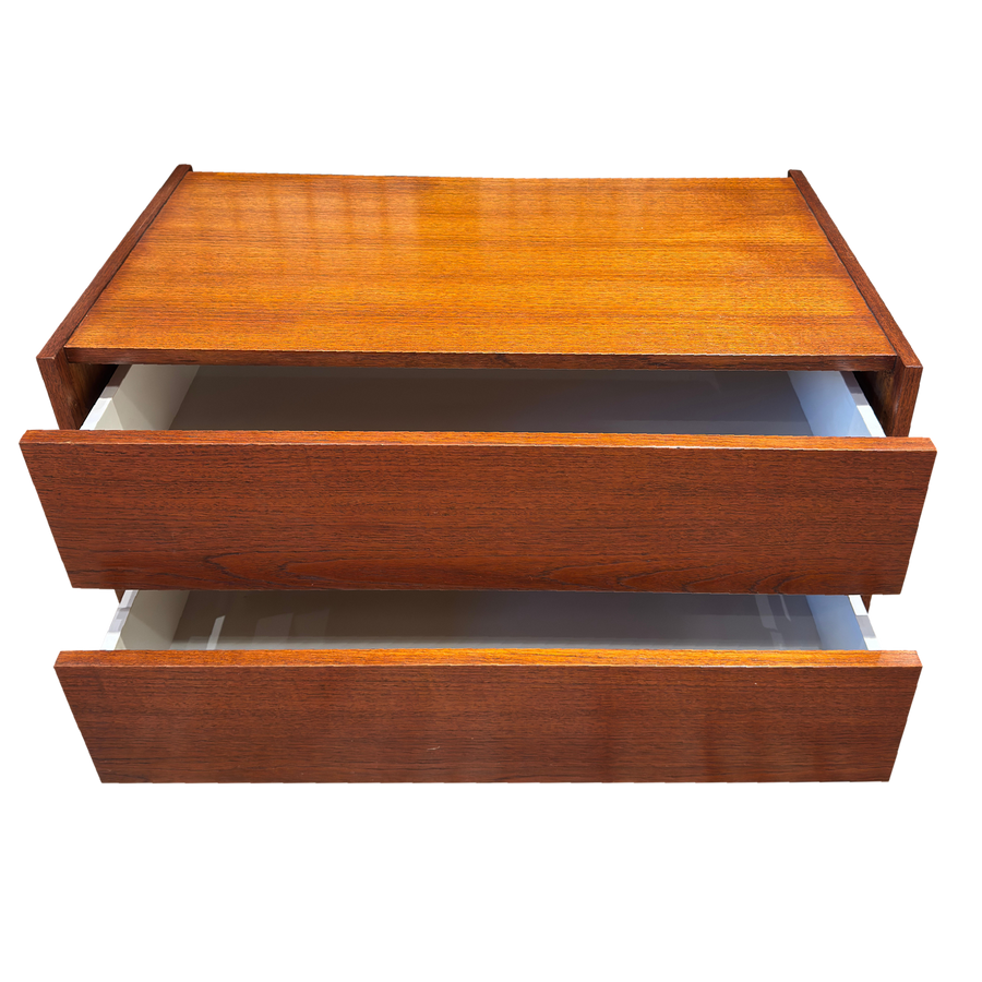 Two Drawer MCM Low Cabinet