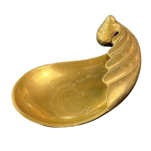Swirled Vintage Brass Catchall
