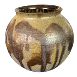 Drip Glaze Studio Pottery Vessel