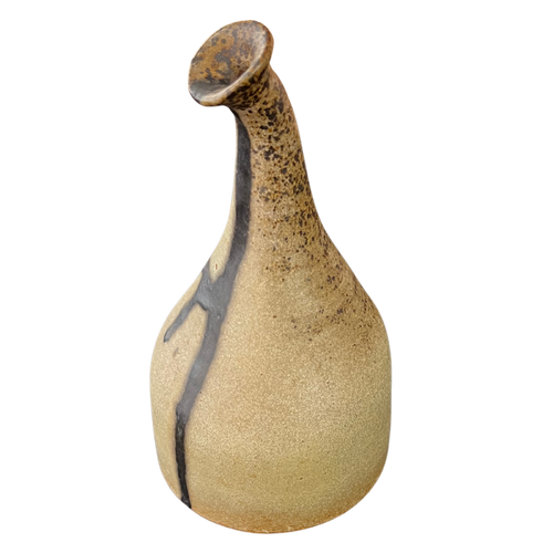 Drip Glaze Stoneware Bud Vase
