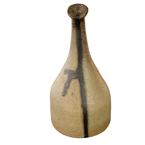 Drip Glaze Stoneware Bud Vase