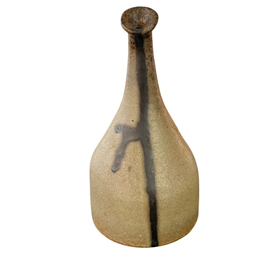 Drip Glaze Stoneware Bud Vase