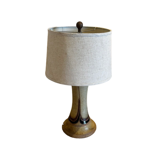 Studio Pottery Glazed Table Lamp