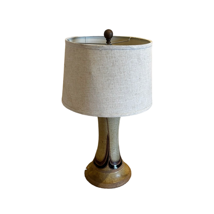 Studio Pottery Glazed Table Lamp