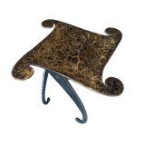 Scrolled Metal Side Table