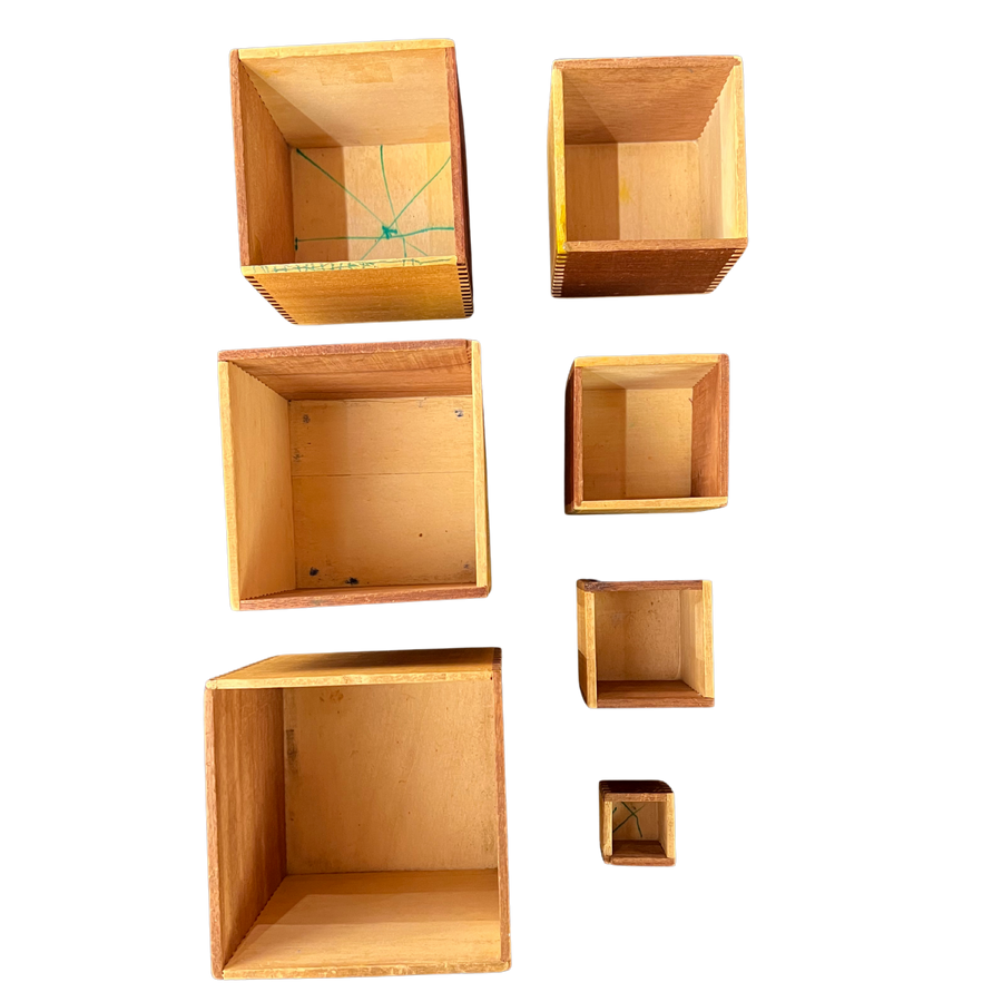 Wooden Nesting Box Set