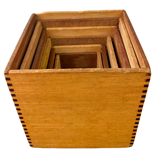 Wooden Nesting Box Set