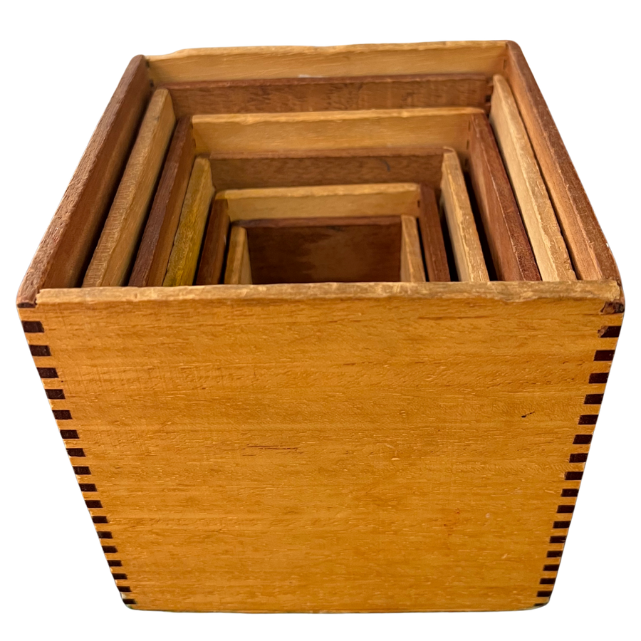 Wooden Nesting Box Set