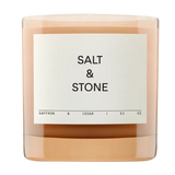 Salt & Stone Candle -  Saffron & Cedar
