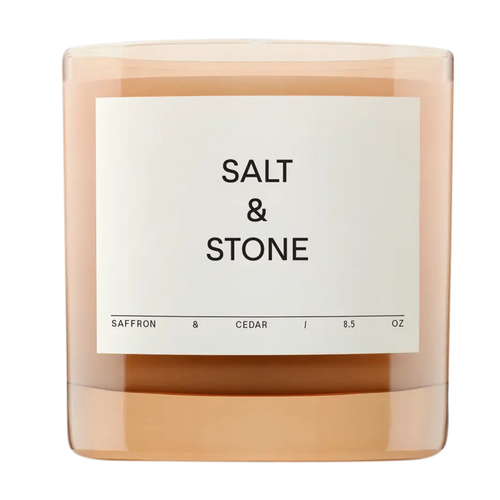 Salt & Stone Candle -  Saffron & Cedar