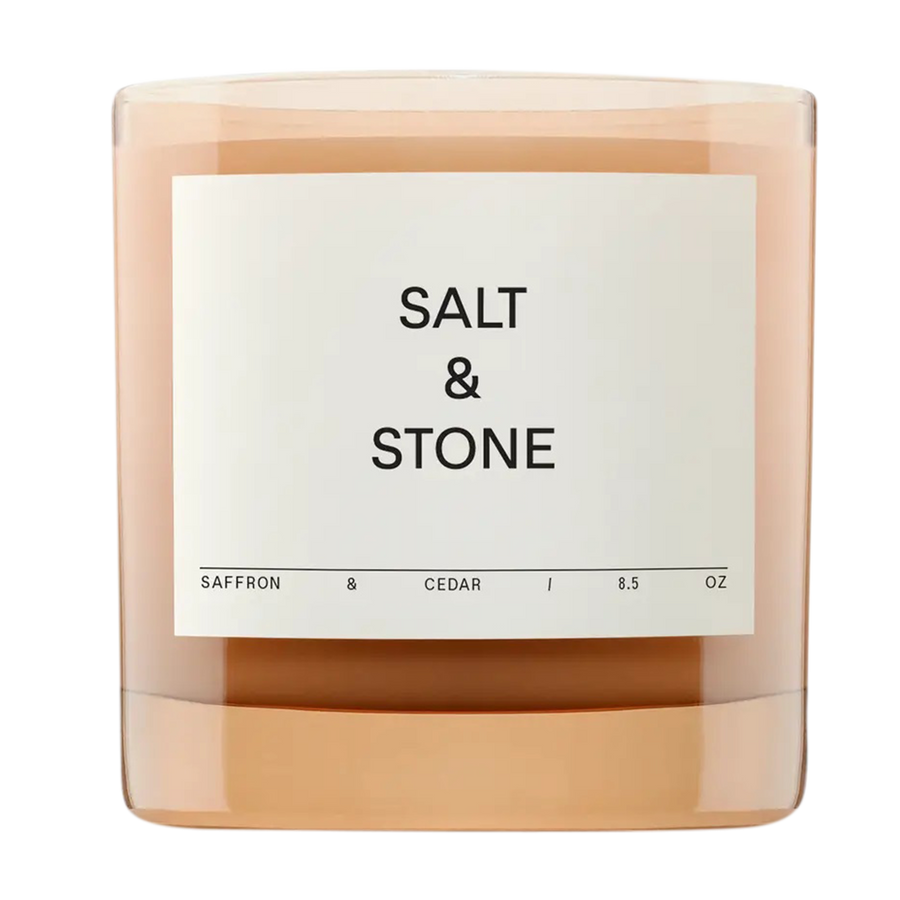 Salt & Stone Candle -  Saffron & Cedar