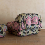 Pair of Floral "Nuvolone" Lounge Chairs by Rino Maturi For Mimo Leone & Co. 1970's