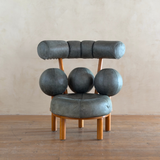Olive Postmodern Globe Chair By Peter Opsvik, Norway 1980S