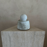MH STUDIO - Alabaster White Stash Jars: Medium