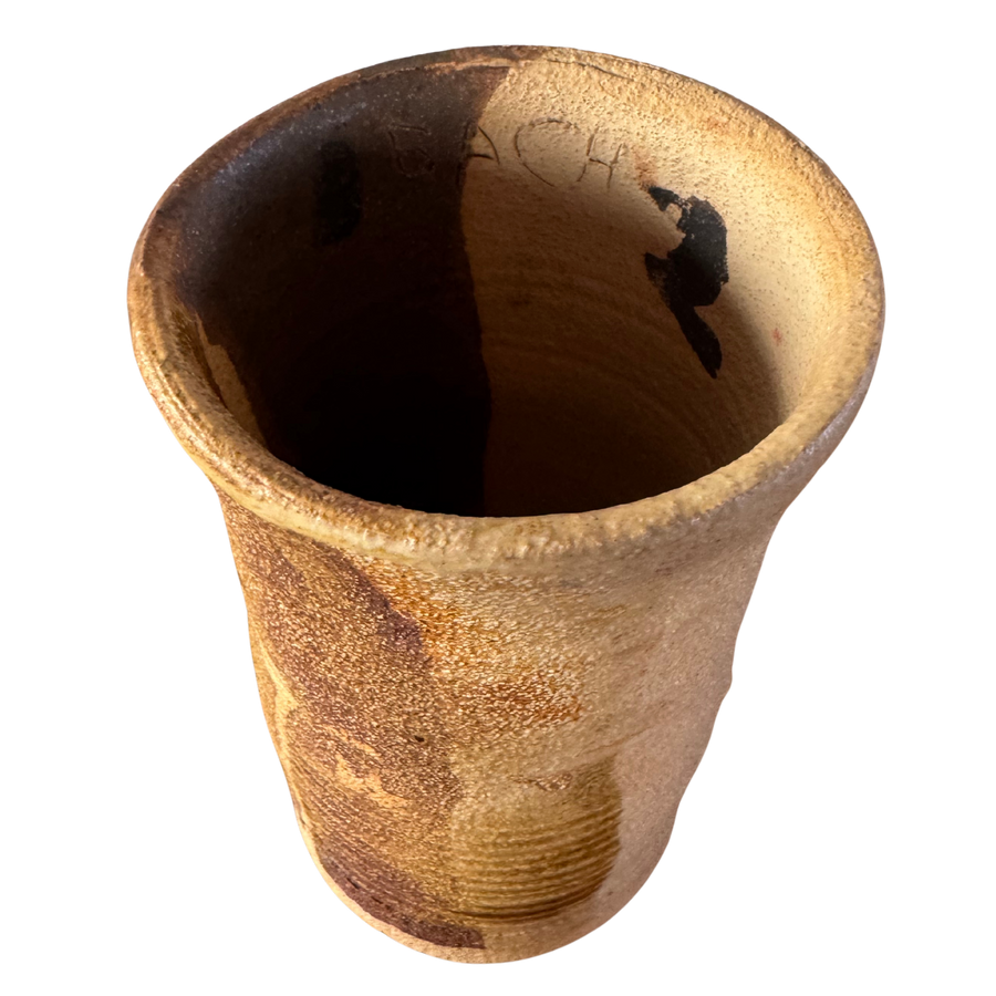Textured Studio Ceramic Cylinder Vase