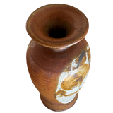 Ochre Drip Vase
