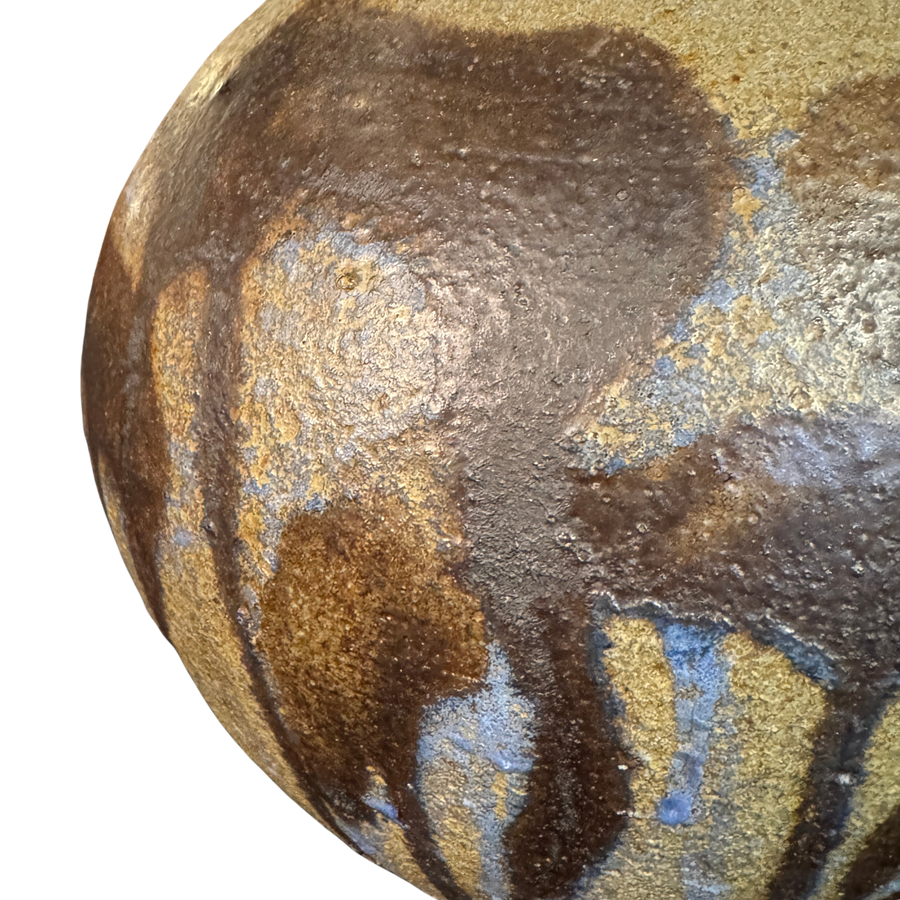 Drip Glaze Studio Pottery Vessel