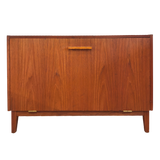MCM Teak Front Pull Cabinet