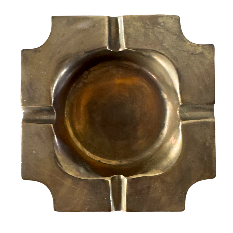Square Brass Ashtray