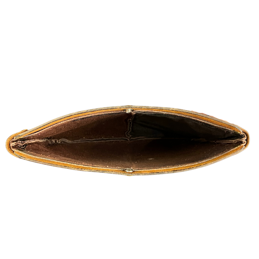 Patinated Leather Pouch