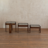 1960s Frattini Sculptural Nesting Tables, Set of 3