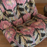 Pair of Floral "Nuvolone" Lounge Chairs by Rino Maturi For Mimo Leone & Co. 1970's