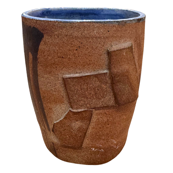 Faceted Studio Ceramic Vessel