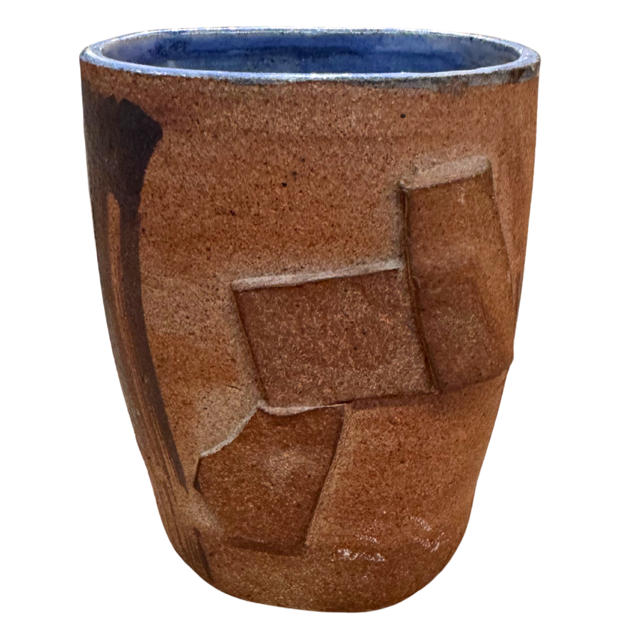 Faceted Studio Ceramic Vessel