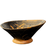 Studio Ceramic Drip Glaze Fruit Bowl
