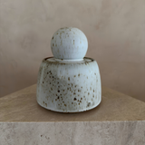 MH STUDIO - Alabaster White Stash Jars: Medium