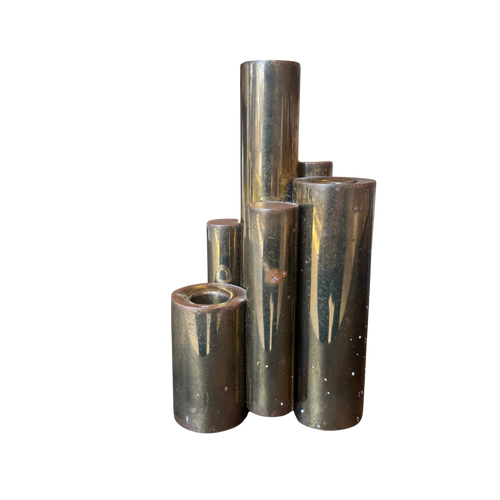 Patinated Brass Candelabra