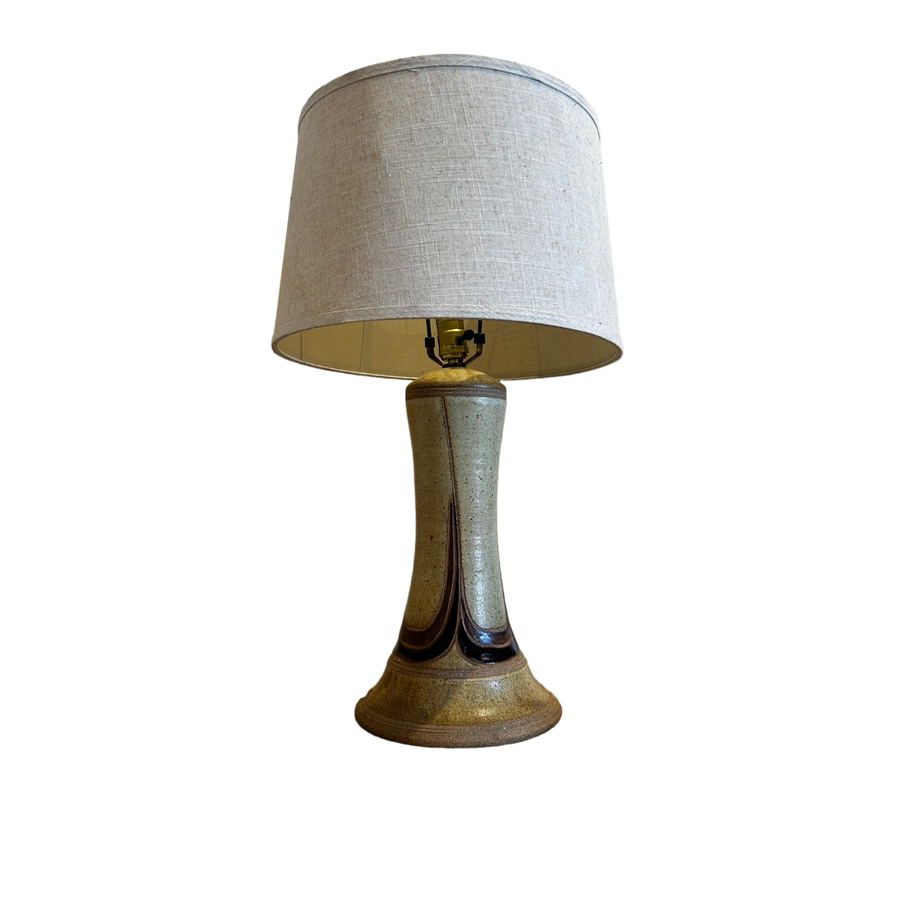 Studio Pottery Glazed Table Lamp