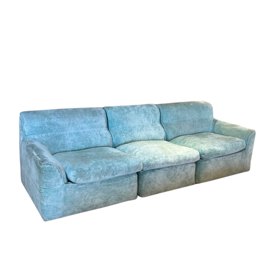 Light Blue 3- Seater Sofa