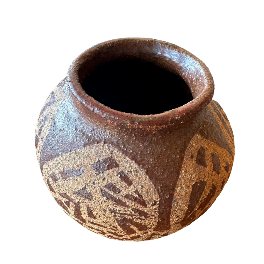 Small Tonal Texured Vessel