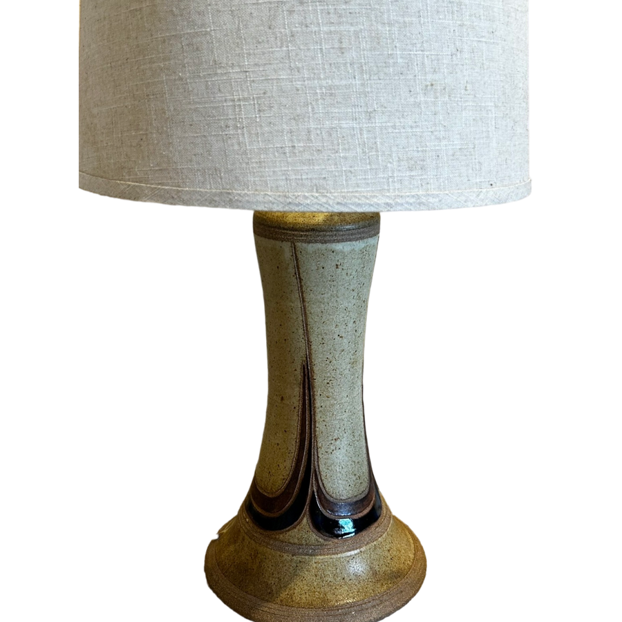 Studio Pottery Glazed Table Lamp