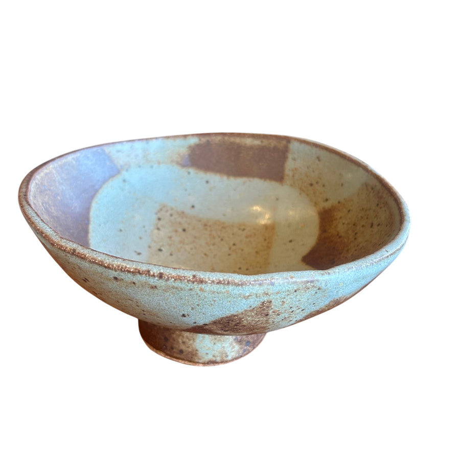 Tonal footed bowl