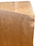 Triangular Travertine Pedestal
