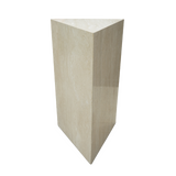 Triangular Travertine Pedestal