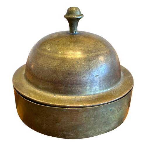 Lidded Brass Catch All