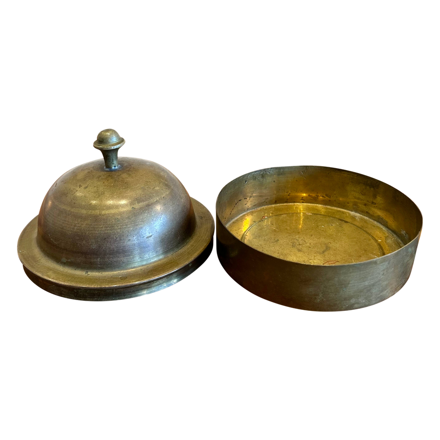 Lidded Brass Catch All