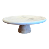 Wood Base Marble Stand