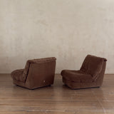 Pair of 'Gao' Slipper Chairs by Jean Paul Laloy for Ligne Roset/Cinna