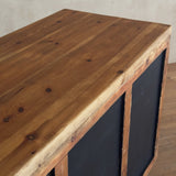 Spanish Pine Six Drawer Atelier Cabinet on Casters